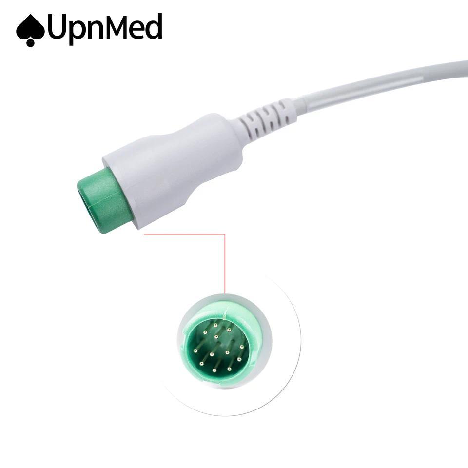 【QJ】Comen star 8000 ecg cable 5 lead ecg cable Clip IEC 12pin