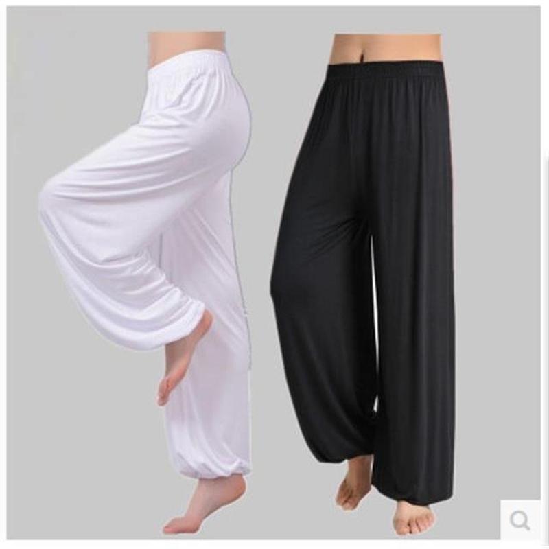 莫代尔太极裤灯' 笼裤夏季薄款男女武术服练功裤纯棉宽松瑜伽裤口袋Modal Tai Chi Pants Lantern Pants Summer Thin Men'S And Women'S Mart