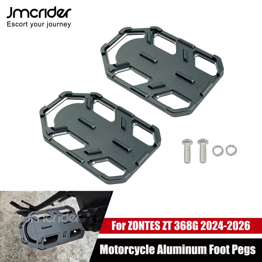 สําหรับ ZONTES ZT 368G 368-G 368 G 8.0 2024-2026 รถจักรยานยนต์ขยายเท้า Pad Footpeg อะไหล่ Anti-Slip 