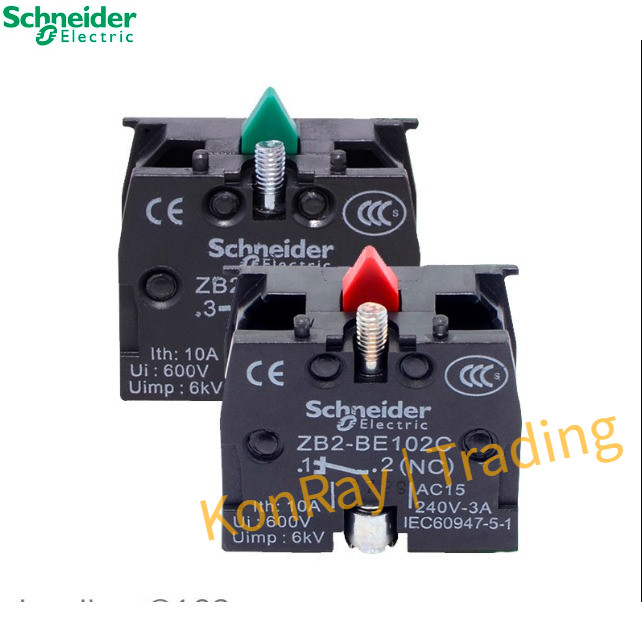 Schneider ปุ่มกดเสริม ZB2-BE101C ZB2-BE102C ZB2-BZ101C ZB2-BZ102C