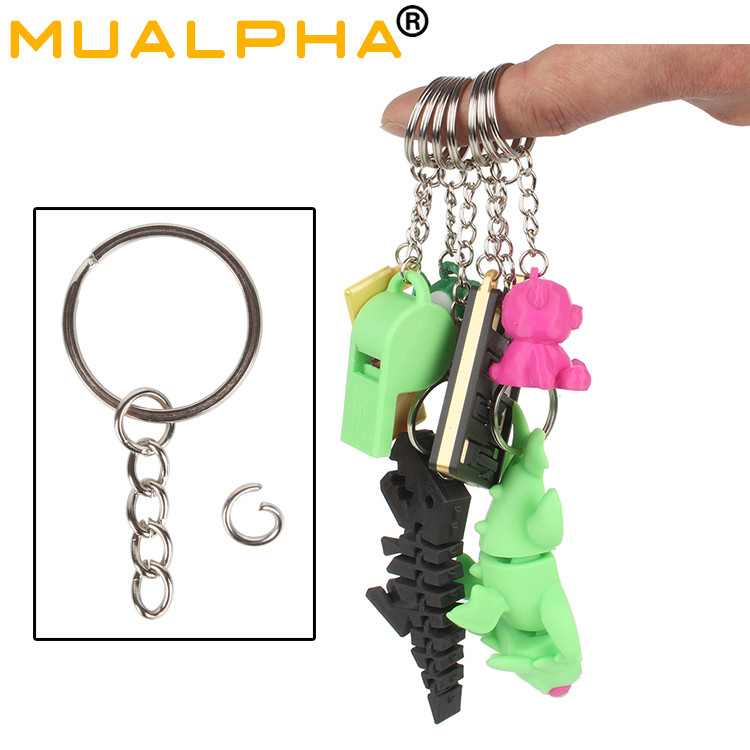 MUALPHA 3D การพิมพ์ Tuo tz ไม้ไผ่เปิดแหวนพวงกุญแจ Maker Treasure House Accessories-MA001 จี้