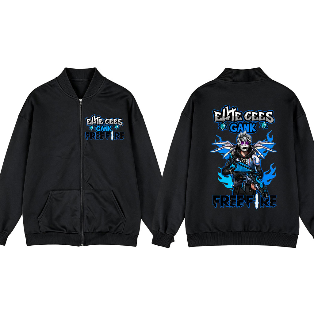 เสื้อแจ็กเก็ต Free Fire ใหม่， Ff Free Fire Elite Ces Gank รุ่น, Sg Opm Wings  Free Fire M-3XL