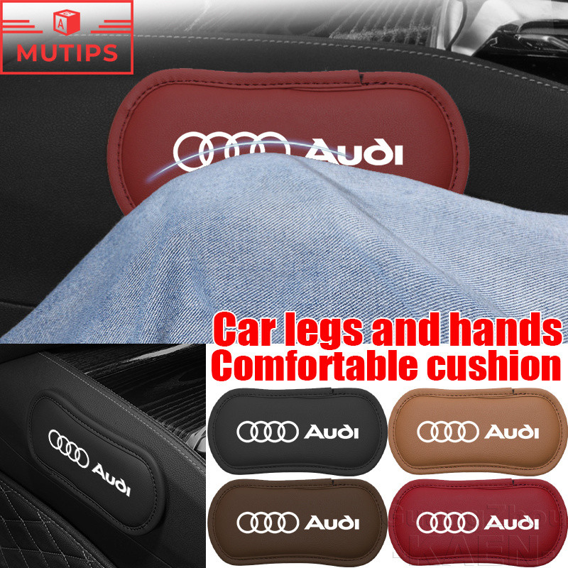 Audi หนังนุ่มรถขาเบาะข้อศอก Pad หมอนคอนโซลกลางขาสนับสนุนเข่าสําหรับ สำหรับ A3 8l 8Y A1 Q5 TT mk2 A5 