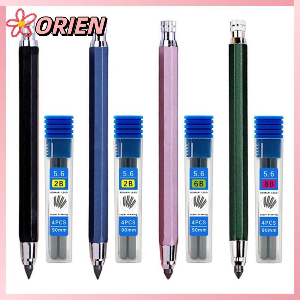 ORIEN ดินสอกดโลหะอุปกรณ์สํานักงานของโรงเรียนเครื่องเขียนการออกแบบการ์ตูนการเขียนภาพวาดศิลปะ