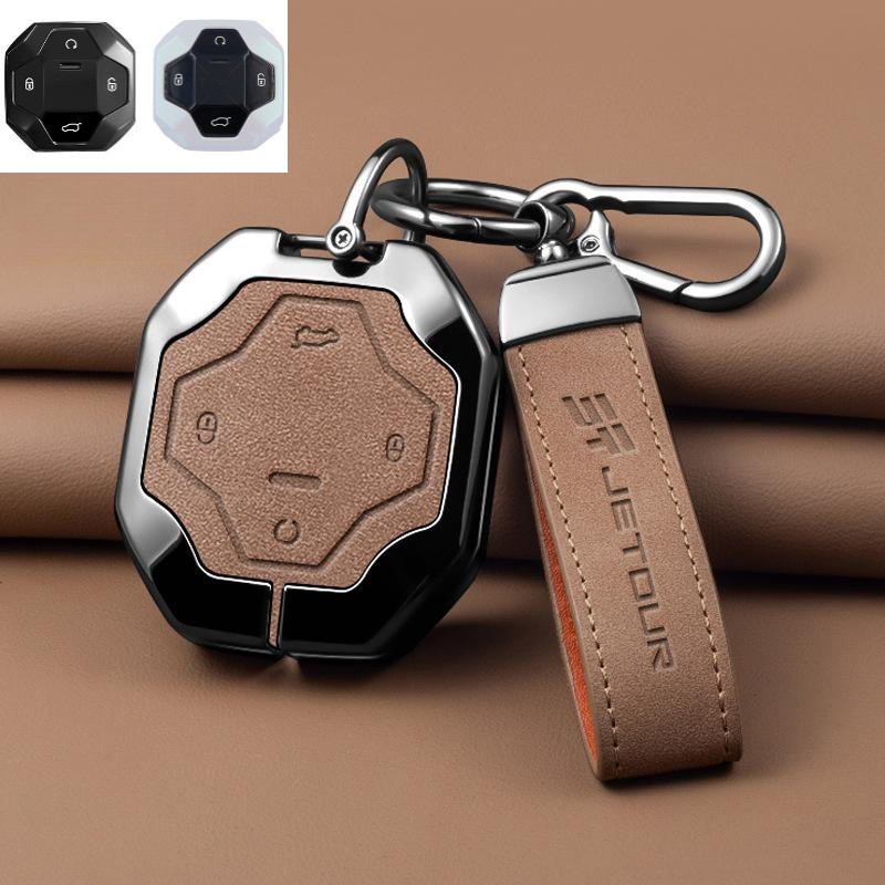 สังกะสีอัลลอยด์กุญแจรถสําหรับ Jetour X70 X90 T2 Traveller Dashing Shanhai L9 JETOUR C-DM Shanhai T1 