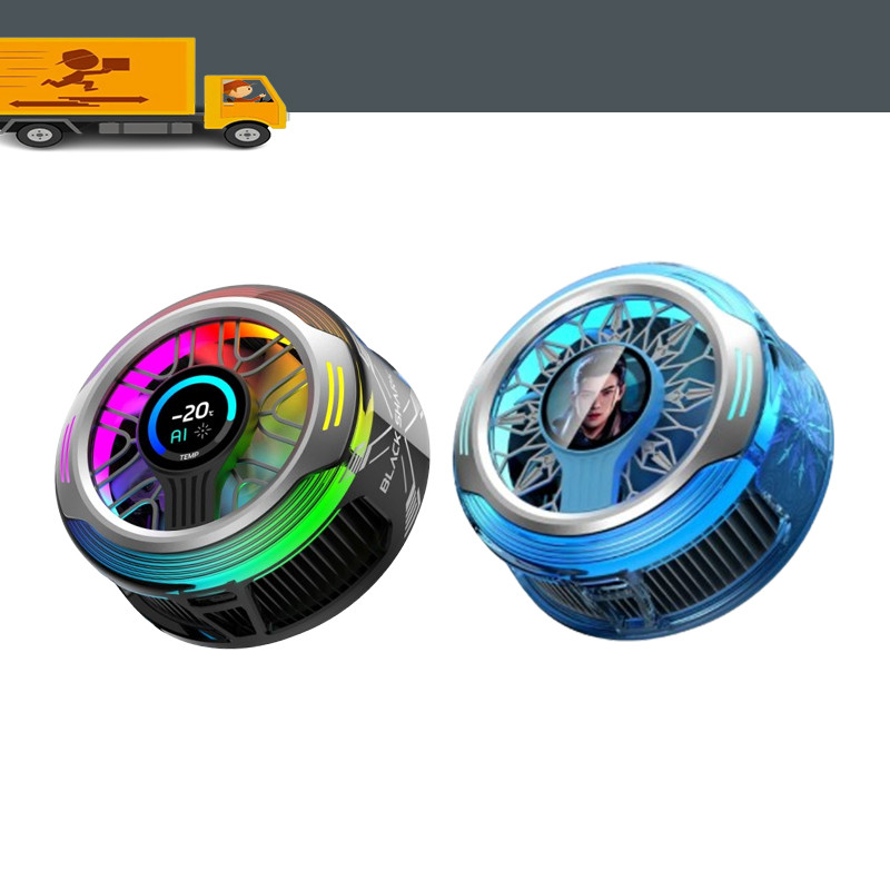 Black Shark 6 Pro Magnetic Phone พัดลมระบายความร้อน BR62 RGB Light HD สมาร์ทหน้าจอ 35W Power โทรศัพท์ความร้อน Sink