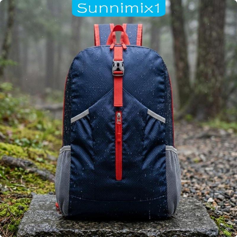 [Sunnimix1] กระเป๋าเป้สะพายหลังแบบพับได้แบบเบากระเป๋าเดินป่าแบบบรรจุได้ Daypack สําหรับการเดินทางในเ
