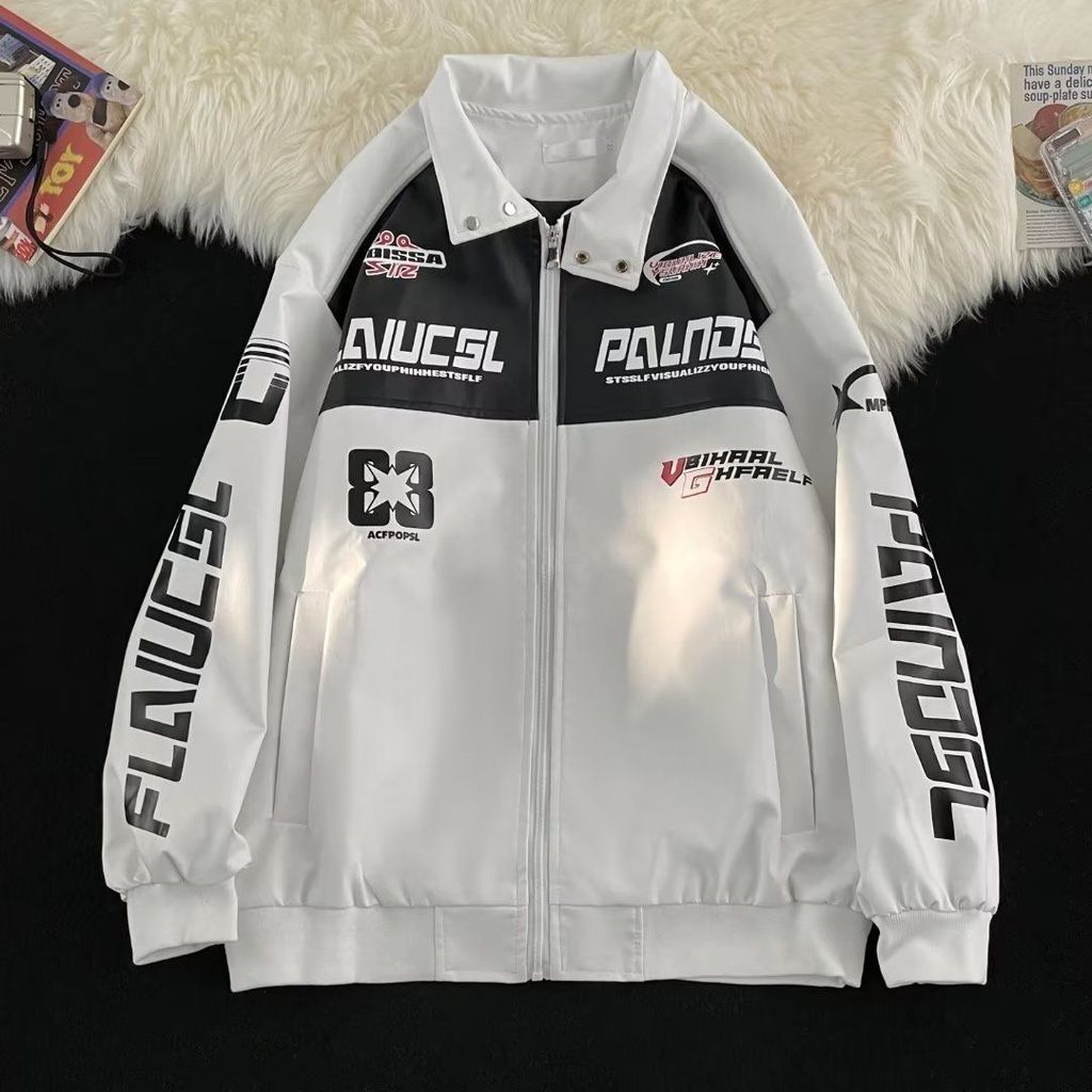 2026 Street Wear Design Niche Motorcycle Uniform Jacket ผู้ชายผู้หญิงฤดูใบไม้ร่วงฤดูหนาวชุดเบสบอล PU