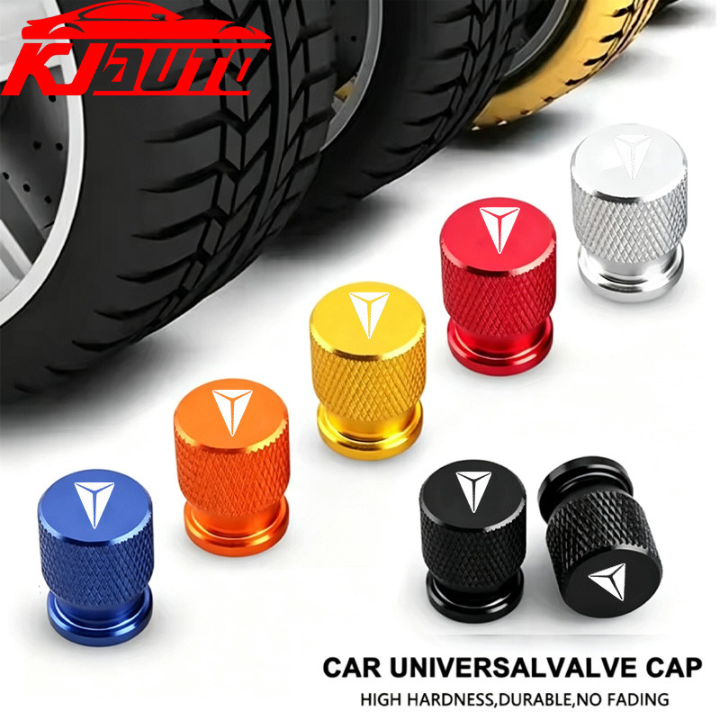 4pcs Deepal รถล้อยางวาล์ว Caps Tyre Stem Cover กันฝุ่นกันน้ําสําหรับ Deepal G318 L07 S07 S05 S09