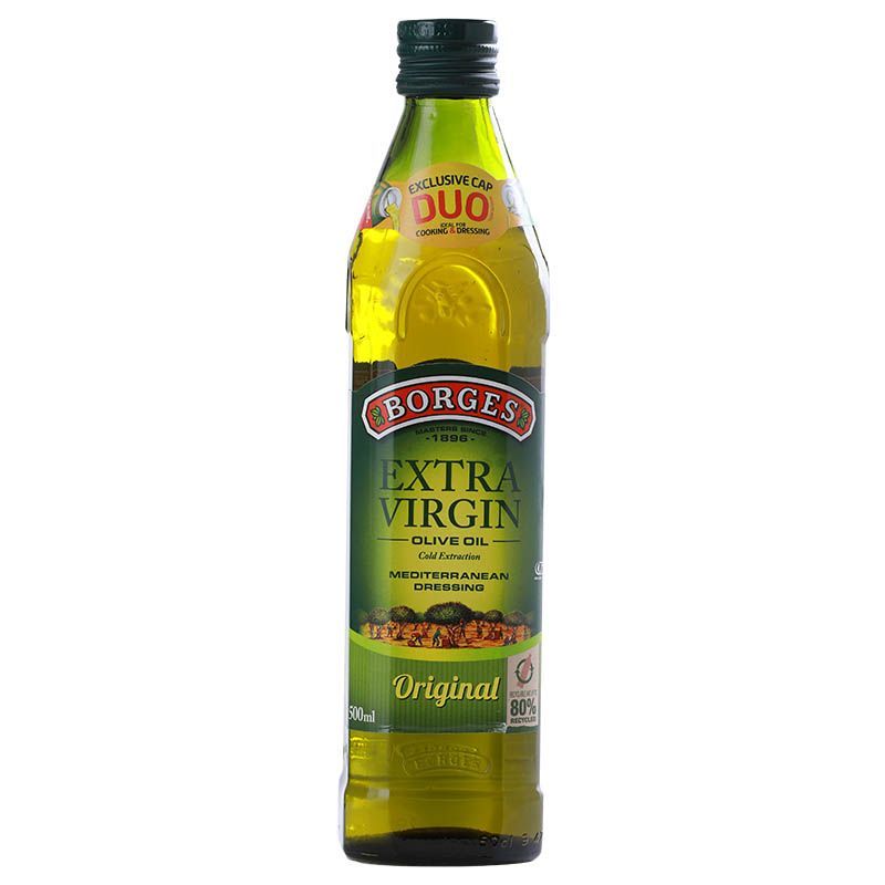 บอร์เจสน้ำมันมะกอกเอ็กตร้าเวอร์จิ้น 500มล. Borges Extra Virgin Olive Oil 500ml. [หมายเลขบาร์โค้ด 8410179100036 ]