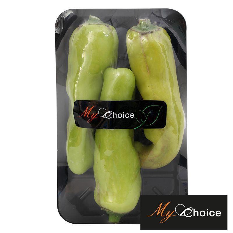 มายช้อยส์พริกหยวก 100กรัม My Choice Hot Green Peper 100g. [หมายเลขบาร์โค้ด 0000020912024]