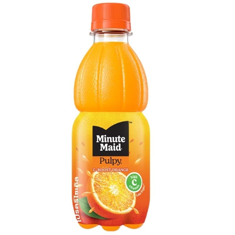 มินิทเมดพัลพิซีบูสต์ออเรนจ์ 290มล. Minute Made Pulpy C Boost Orange 290ml. [หมายเลขบาร์โค้ด 8851959003350 ]