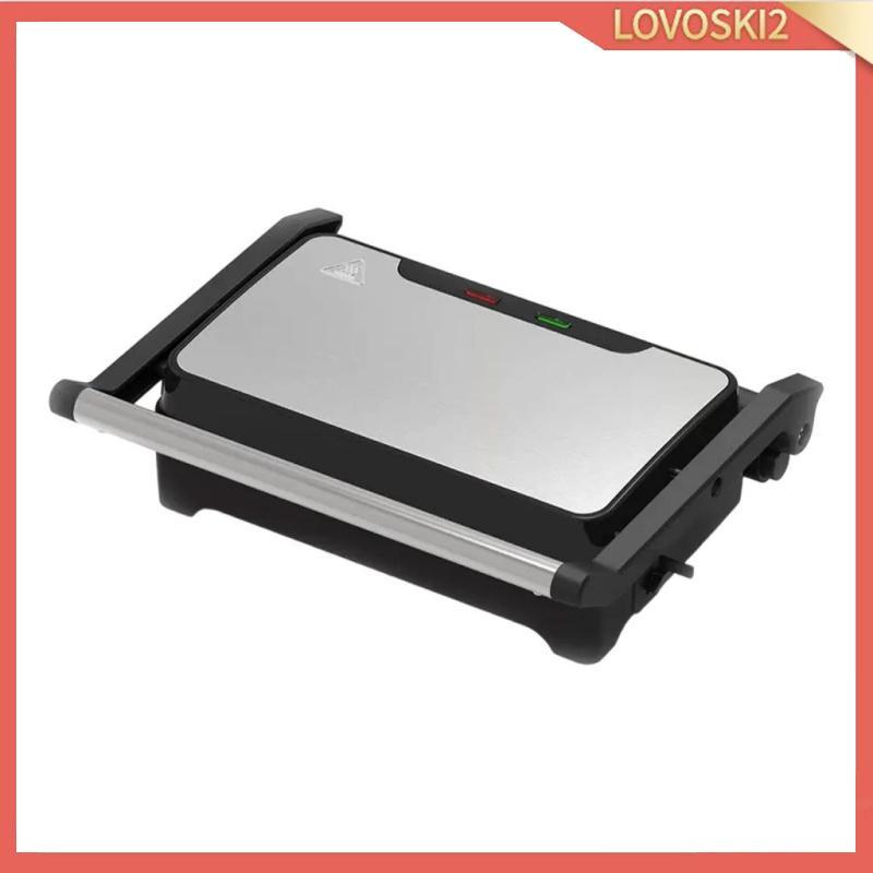 [Lovoski2] Panini Press Grill 750W เครื่องทําขนมปังสําหรับเบอร์เกอร์สเต็กอาหารเช้า