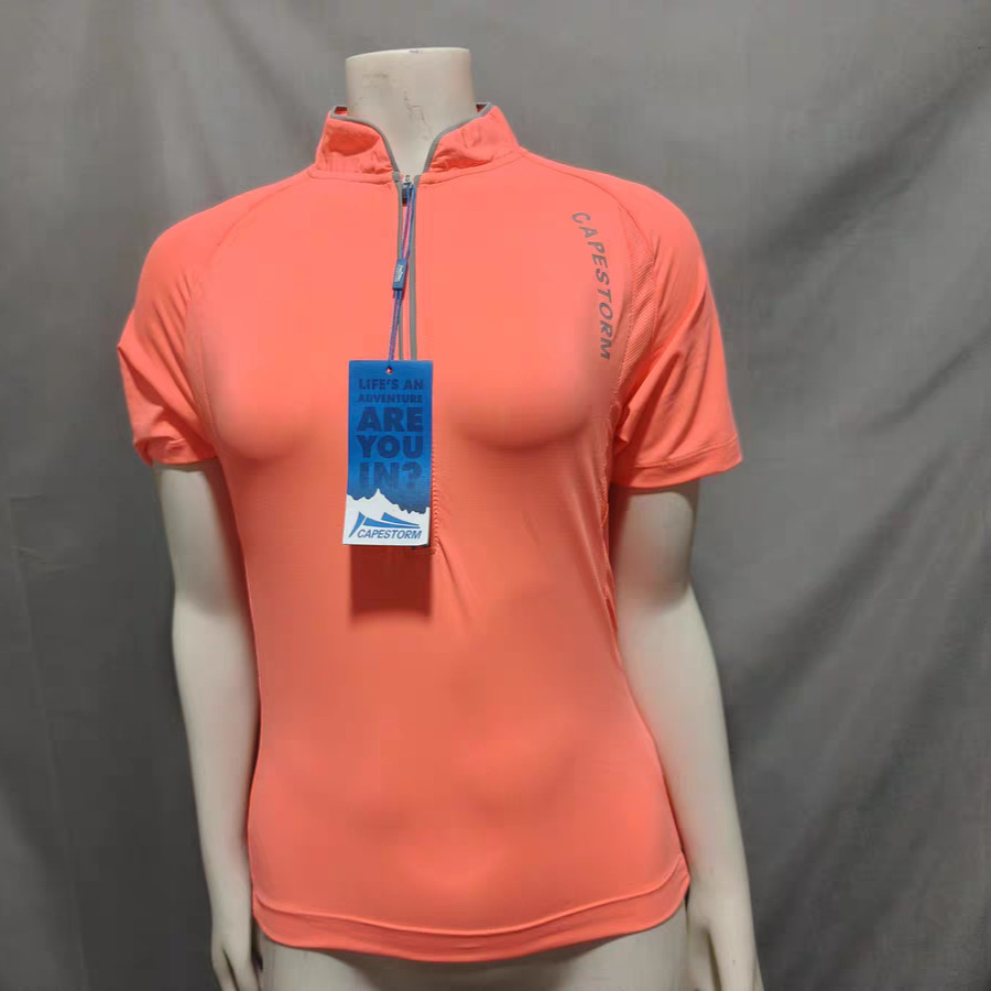 South Africa Ladies Aspire Jersey Breathable Quick-Drying Womens Fabric Soft Elastic Short-Sleeved C