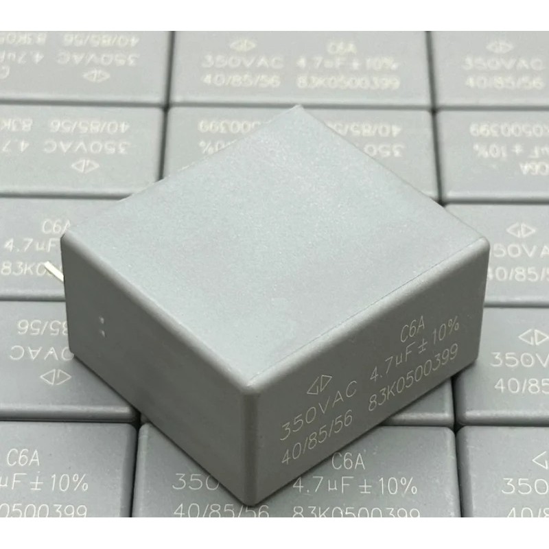 5PCS 100% ใหม่และต้นฉบับ 4.7uF 350VAC C6A C6AR2475KF00550 ตัวเก็บประจุ P37.5 มม.
