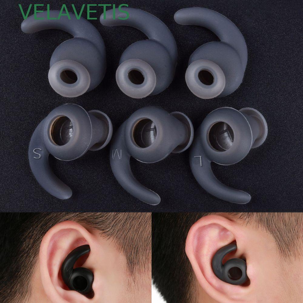 VELAVETIS Earhook สําหรับ JBL 3 คู่ซิลิโคนหูฟังหูฟังบลูทูธตะขอ