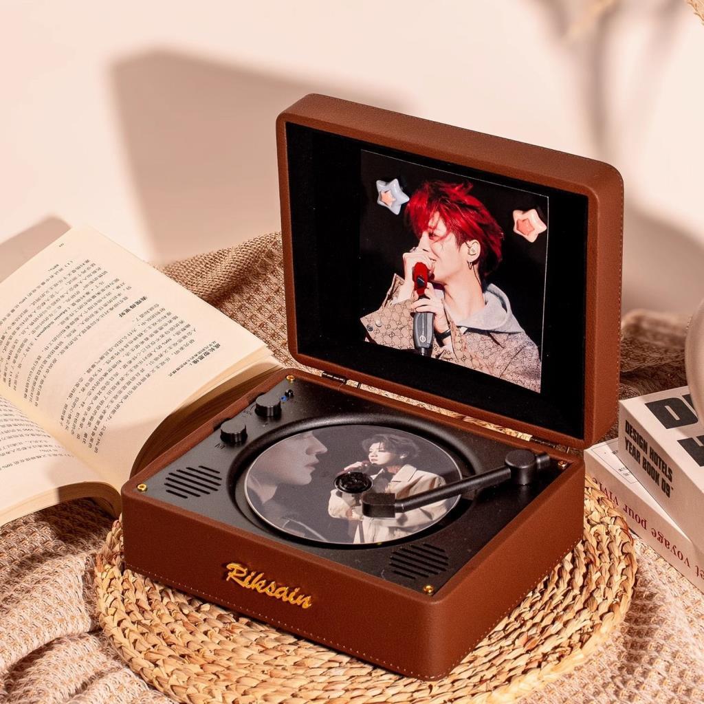 Fire Rexon CD Player ฟังอัลบั้ม CD Player Disc Retro ลําโพงของขวัญวันเกิด Rexon CD Player ฟังอัลบั้ม