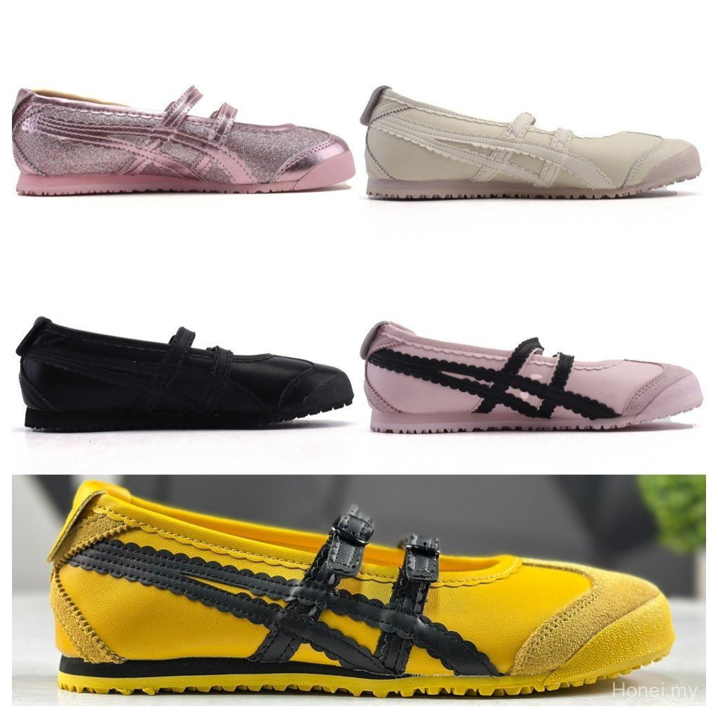 DPIH Onitsuka Mexico 66 TGRS Retro Ballet Flats Mary Jane รองเท้า XJXO IS9Q