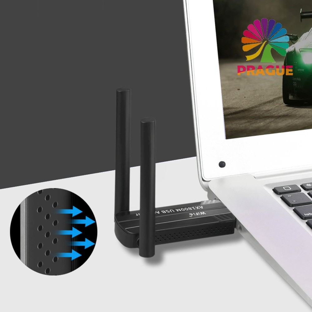 USB Wi-Fi Dongle การ์ดเครือข่ายไร้สาย USB 3.0 WiFi 6E 5G/2.4G