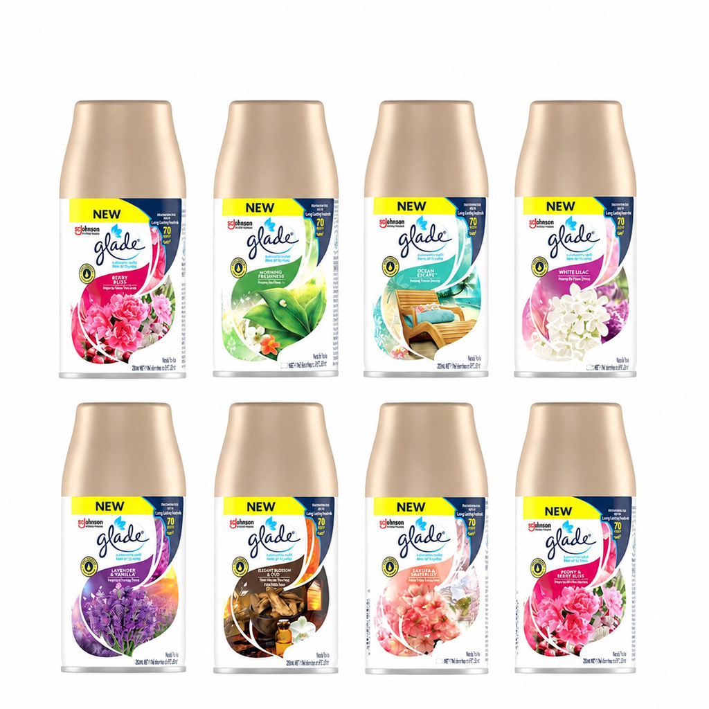 Glade Automatic Refill รีฟิลสำหรับเครื่องพ่นสเปรย์อัตโนมัติ ขนาด 252ml