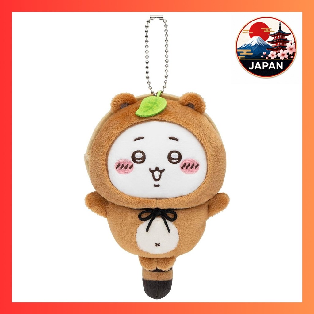 [Directly from Japan]Chiikawa Tanuki Lottery Prize C: Absolutely Tanuki Mascot Plush Toy (Chiikawa)【