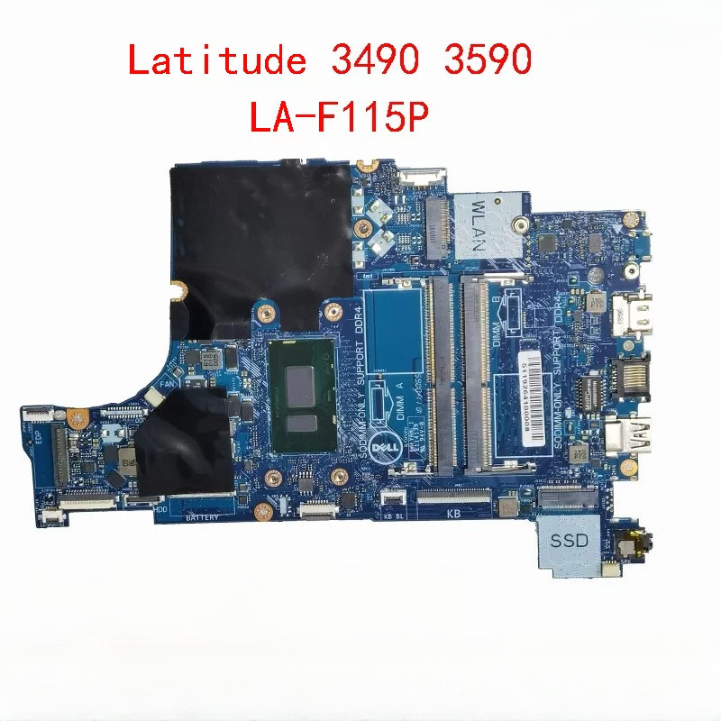 DELL Dell Latitude 3490 3590 เมนบอร์ด LA-F115P RI5 PR566 X4PR4