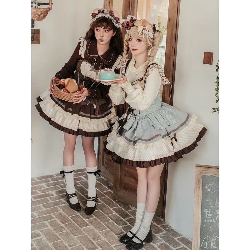 [บาง Qiaofu] Hawthorn Berry Lolita Dress Dress Doll Feel Lolita Princess Dress Dress Holiday Costume