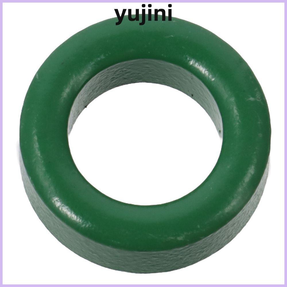 YUJINI Toroid Ferrite Core, Restraining Interfal Ferrite Chokes Ring, Metal Power Transformer สีเขีย
