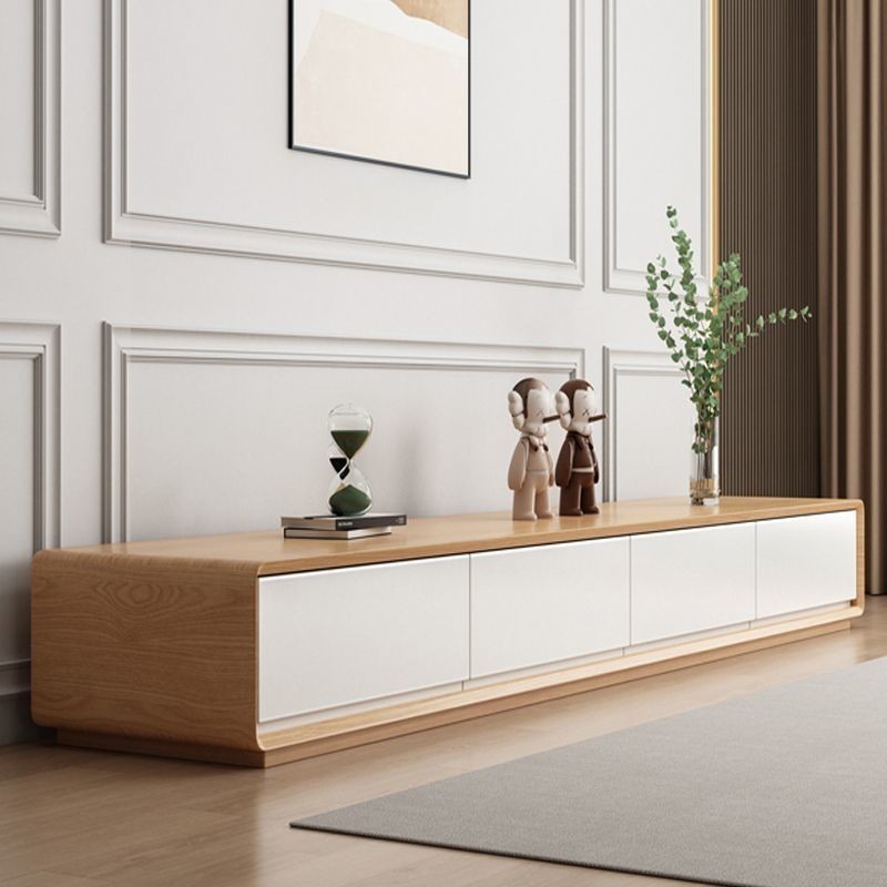 Nordic Solid Wood TV Console Living Room TV Cabinet Tv Media Storage Cabinet Household Floor Cabinet