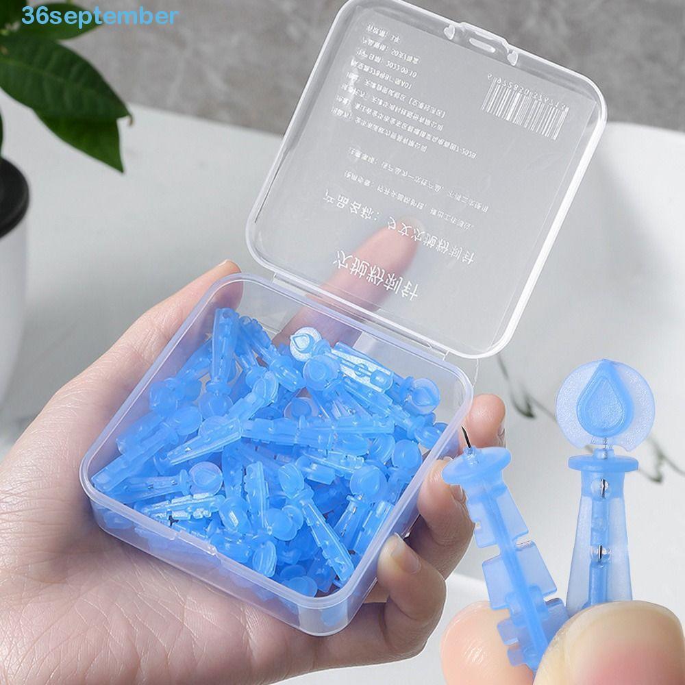 SEPEMBER 50 ชิ้น/กล่อง Blackhead Remover เครื่องมือ, Blackhead Remover Professional ทิ้งเข็มสิว, Ble