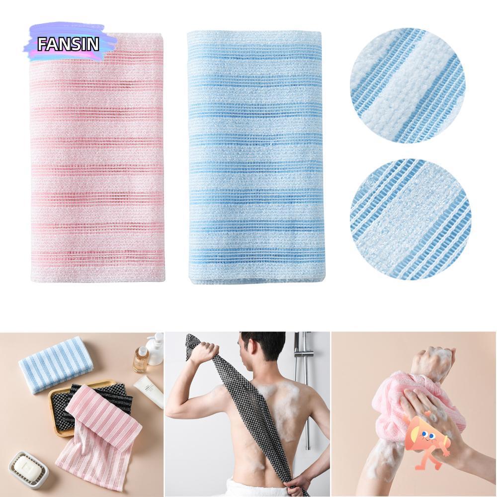 FANSIN Back Scrubber ทนทานทําความสะอาดร่างกายนวดฝักบัว Scrubber