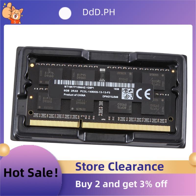 8GB DDR3 แล็ปท็อป Ram หน่วยความจํา 1866Mhz PC3-14900 2RX8 204 Pins 1.35V SODIMM สําหรับแล็ปท็อปหน่วย