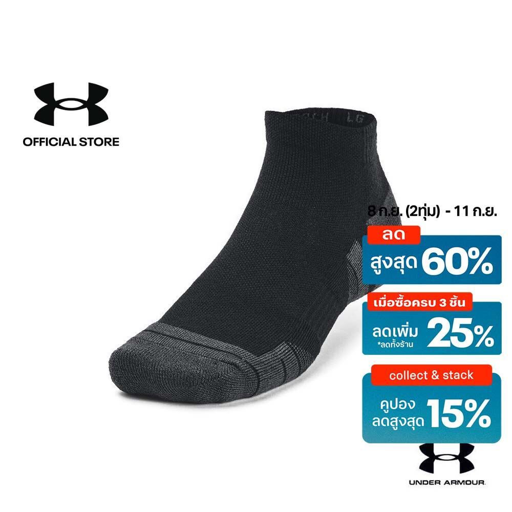 Under Armour Unisex UA Performance Tech 3-Pack Low Cut Socks