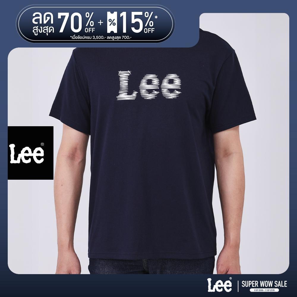 LEE เสื้อยืดแขนสั้นผู้ชาย Regular รุ่น LE S426MTSSF18 สีกรมท่า