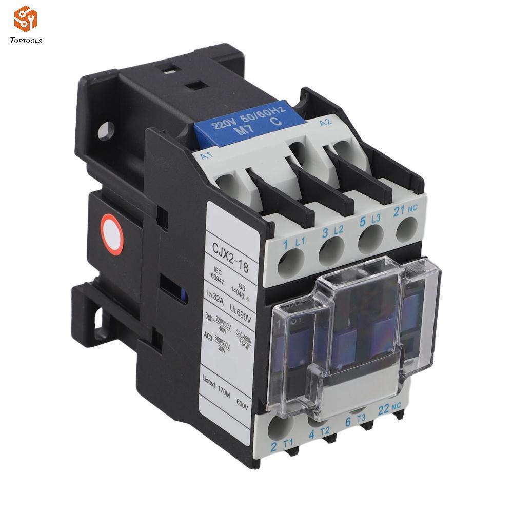 คอนแทคเตอร์ 220V-230V 50Hz 220V-240V 60Hz เครื่องใช้ไฟฟ้าสําหรับ Power