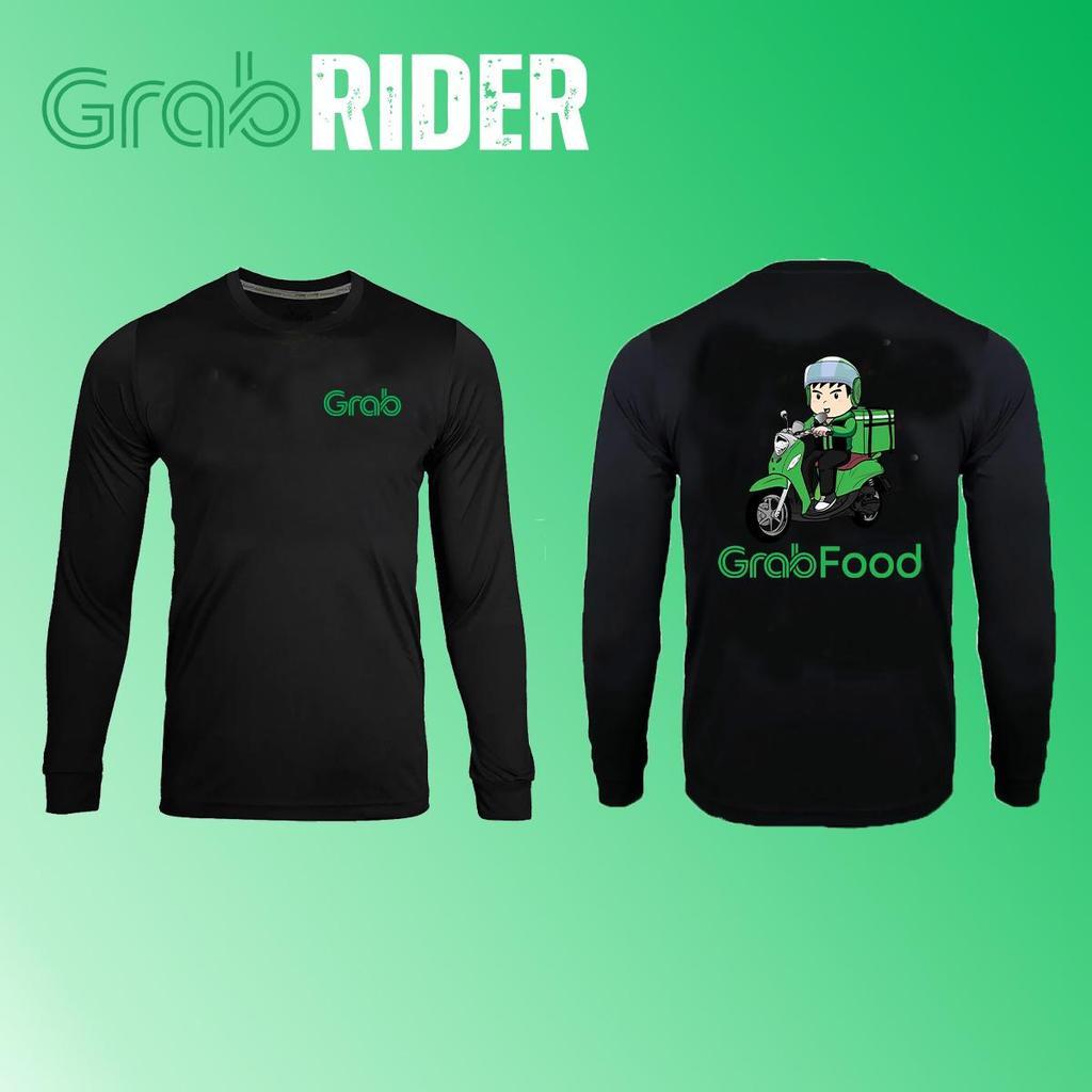 เสื้อแขนยาว Grab Team เสื้อกันหนาว Grab Food ผ้าเนื้อดี ใส่สบายเรา