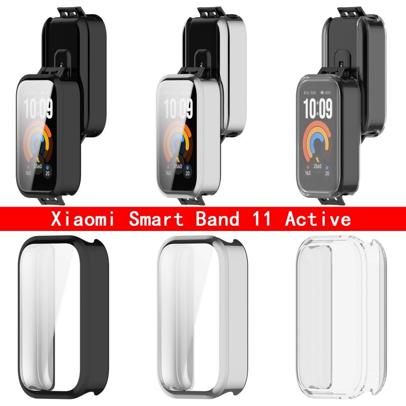 เคสสําหรับ Xiaomi Smart Band 11 Active เคสซิลิโคนป้องกัน TPU ปกอ่อนอุปกรณ์เสริมเชลล์ Xiaomi Mi band 