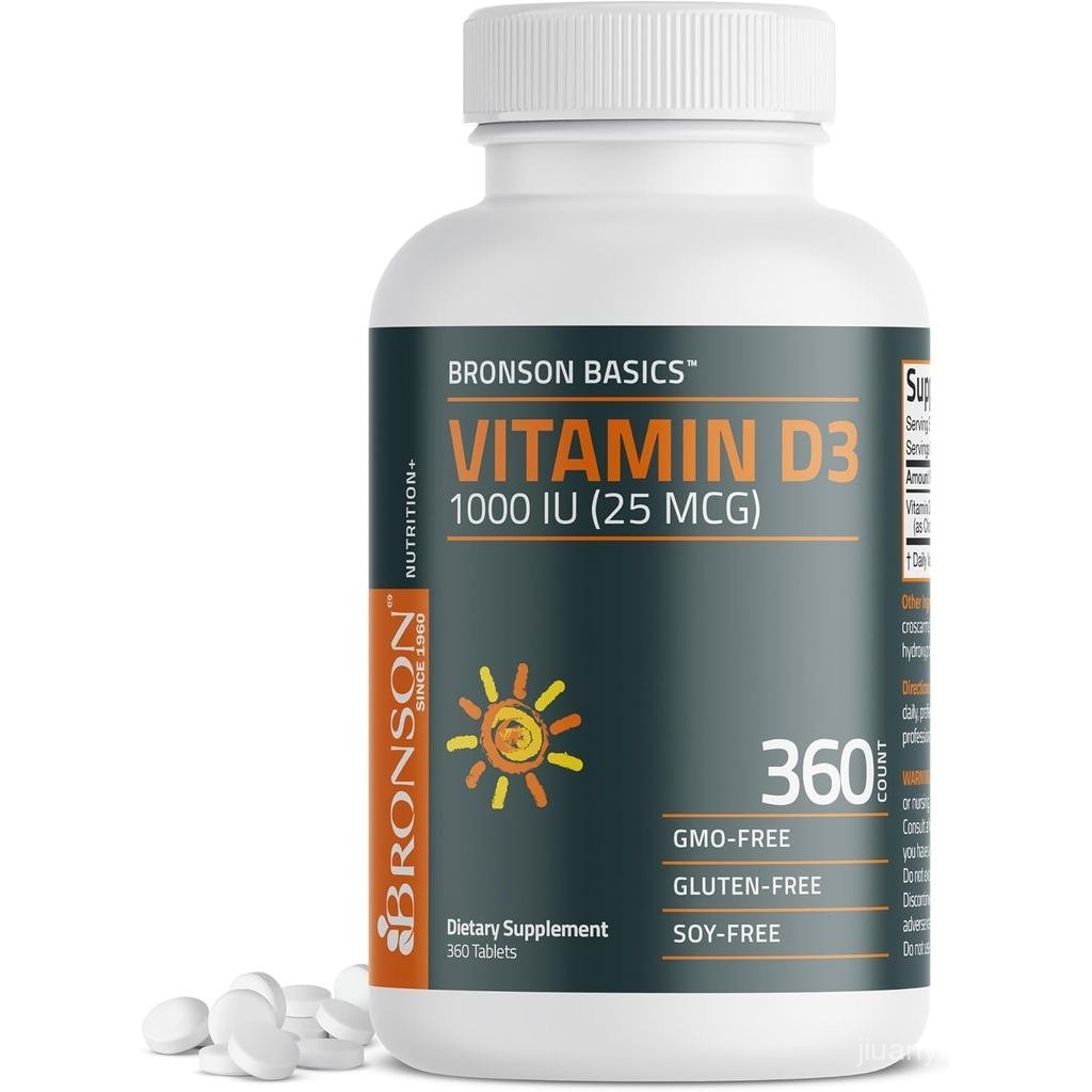 Bronson D3 1000 IU (25mcg) เม็ด D 360 ต่ํา