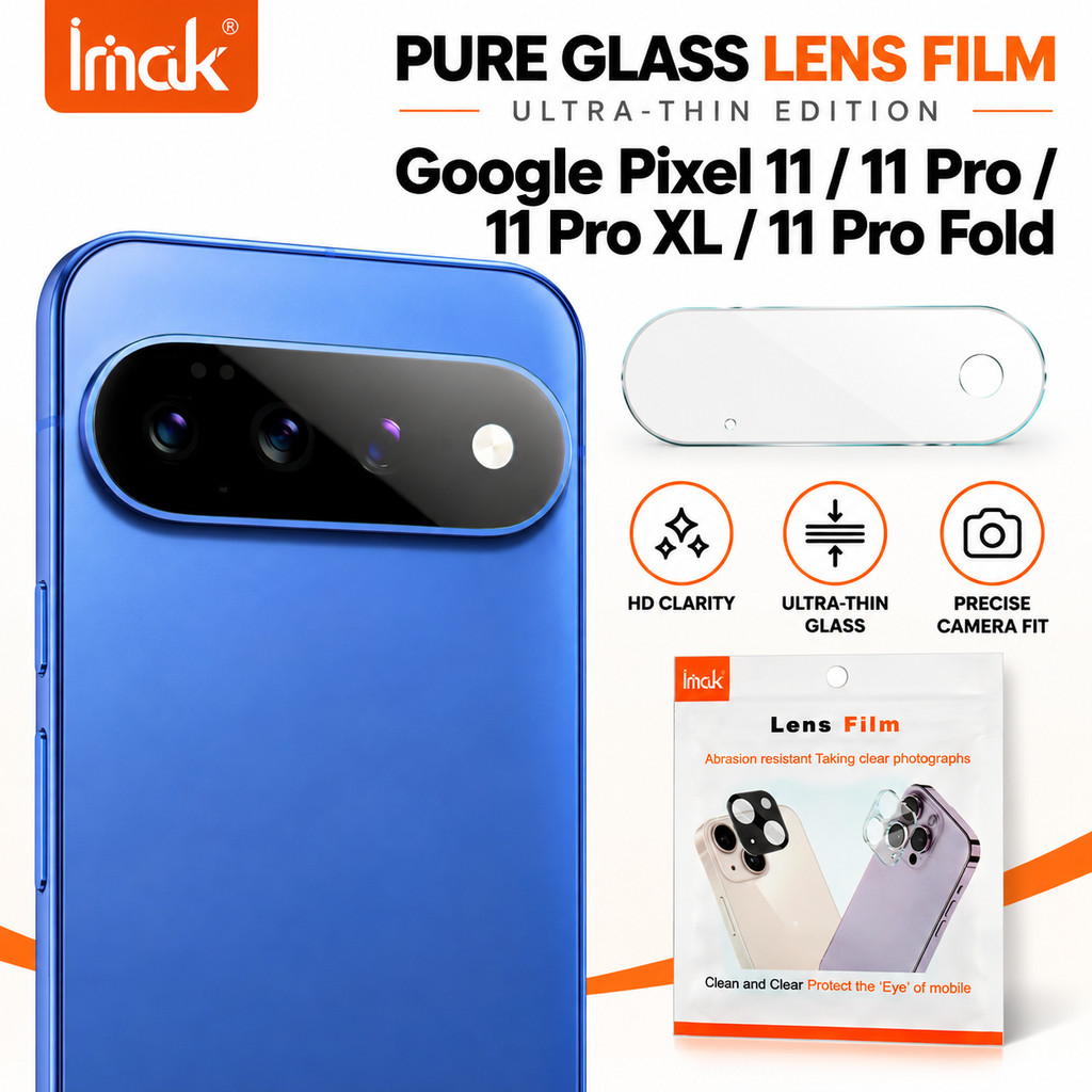 ฟิล์มกระจกเลนส์กล้อง สำหรับ Google Pixel 11 Pro XL Fold Pixel11 HD Clear ความแข็ง 9H LS0001