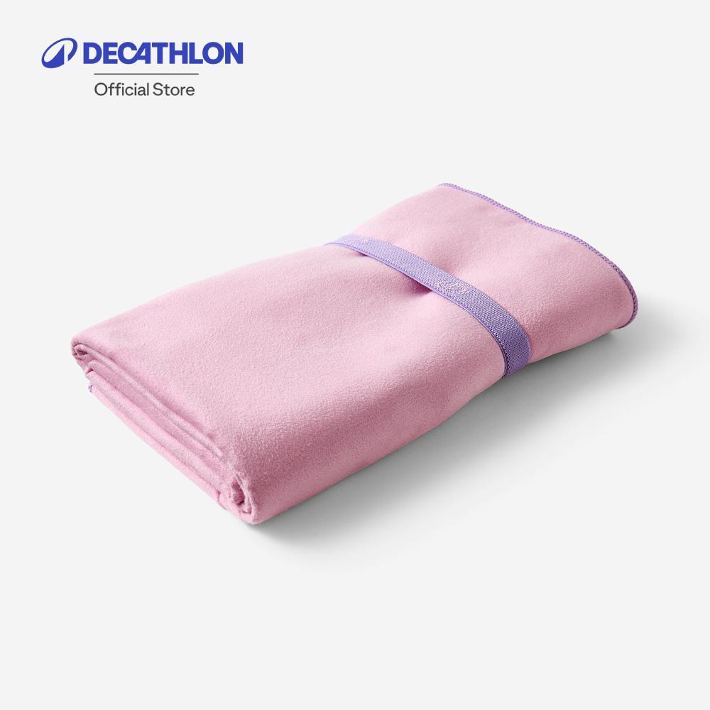 Decathlon Swimming Microfibre Towel Size L 80 X 130 Cm ผ้าขนหนูไมโครไฟเบอร์ขนาด L 80 X 130 เซนติเมตร - Purple
