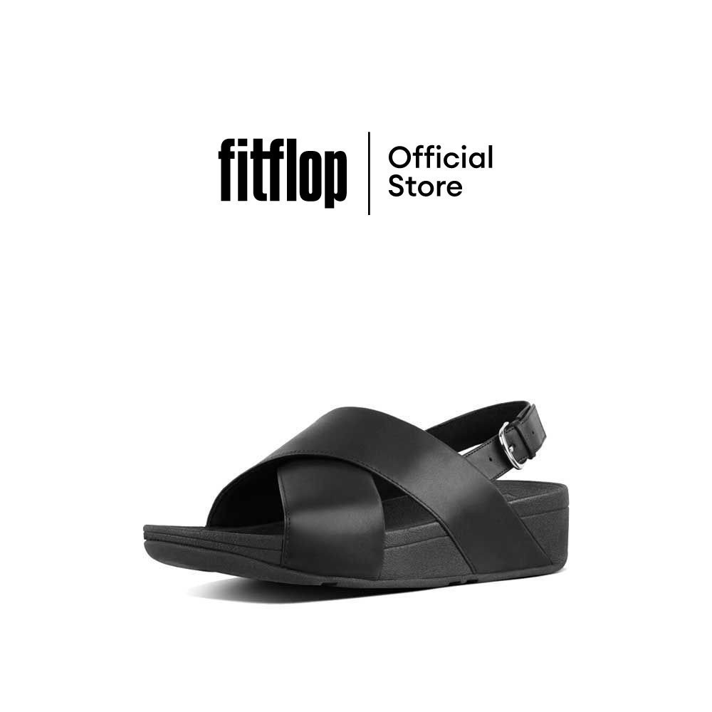 FITFLOP LULU CROSS BACK STRAP รองเท้าแตะแบบรัดส้นผู้หญิง รุ่น K03-001 สี BLACK