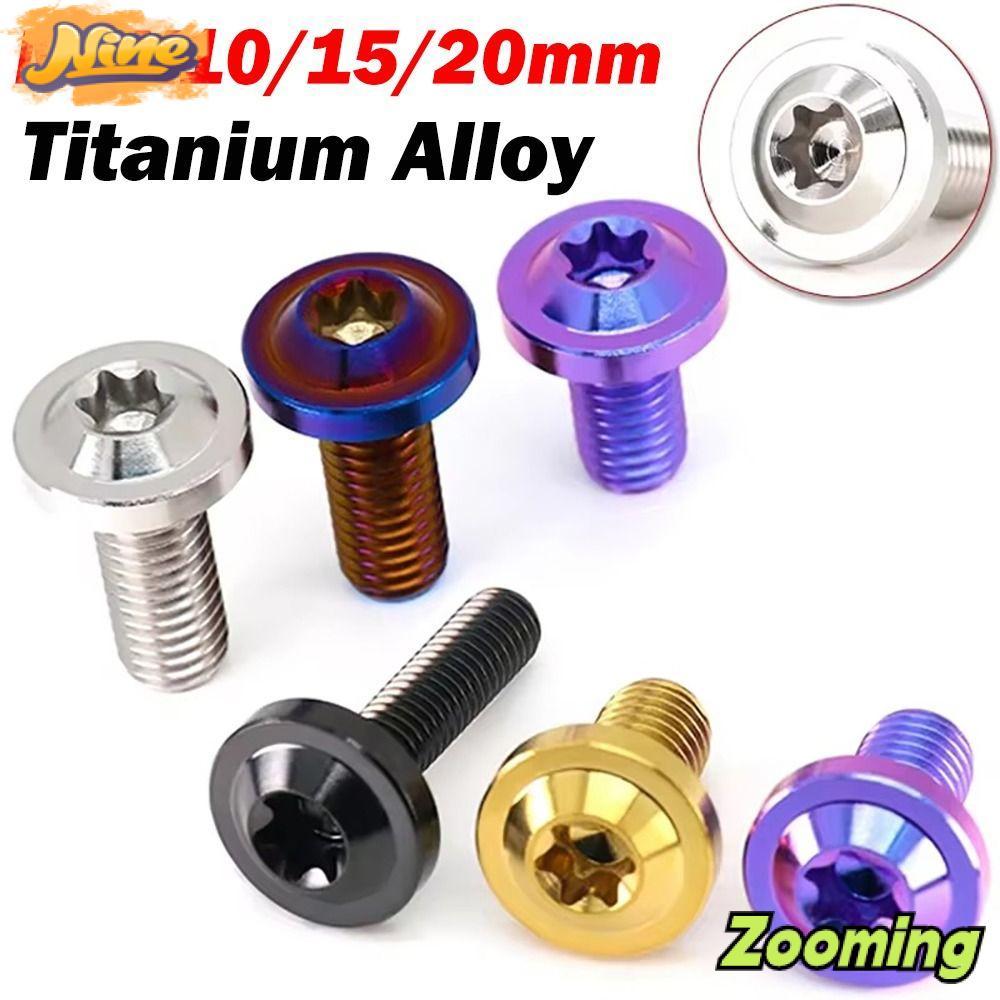 ZOOMING สกรูหัว Torx, M6x15 พร้อมสลักเกลียวไทเทเนียมหัว Torx, สกรูไทเทเนียม M6x10 M6x20