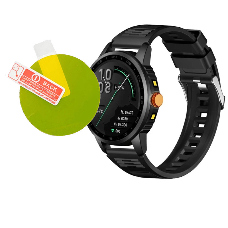 LAXASFIT GT12 สมาร์ทวอท์ชป้องกันฟิล์มสําหรับ LAXASFIT GT12 สมาร์ทกันน้ําฝาครอบไม่แก้ว TPU ไฮดรอลิกป้