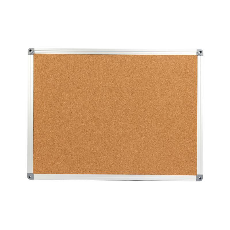 ONE บอร์ดติดประกาศไม้ก๊อก ขอบอลูมิเนียม ขนาด 60x90 ซม.