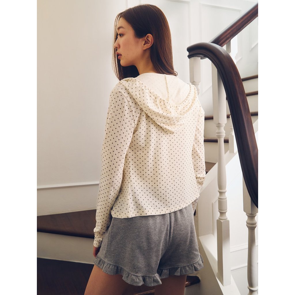 [Pomelo] เสื้อฮู้ดมีซิป / Zip-Up Hoodie Jacket — صورة 7