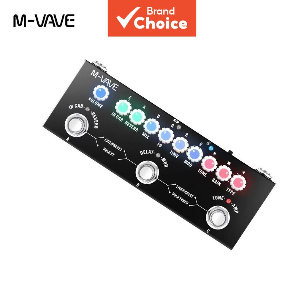 ชาร์จจูนเนอร์กีตาร์ M-VAVE Cube BABY Multi FX Pedal 8 IR กล่องรุ่น,หูฟังเอาต์พุต USB Audio Interface Irig Audio Interface สําหรับกีตาร์เบสเครื่องมืออุปกรณ์เสริม