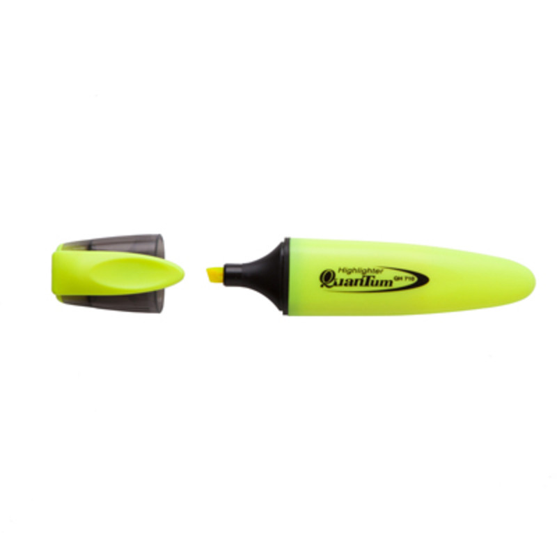 QUANTUM ปากกาเน้นข้อความ รุ่น QH710YL/P5 สีเหลือง (แพ็ค 5 ด้าม) — صورة 2