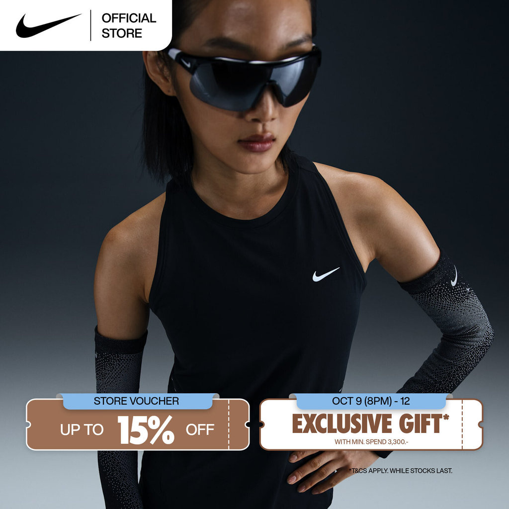 نايكي توب جري Swift Dri-FIT ـ نسائي أسود — صورة 2