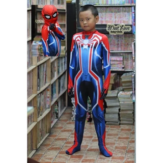 ชุดสไปเดอร์แมน ชุด Spiderman ภาคต่างๆ Velocity Stark Suit Into The Verse สไปเดอร์ สไปเดอร์แมน ชุดแฟนซี ฮีโร่ พร้อมส่ง