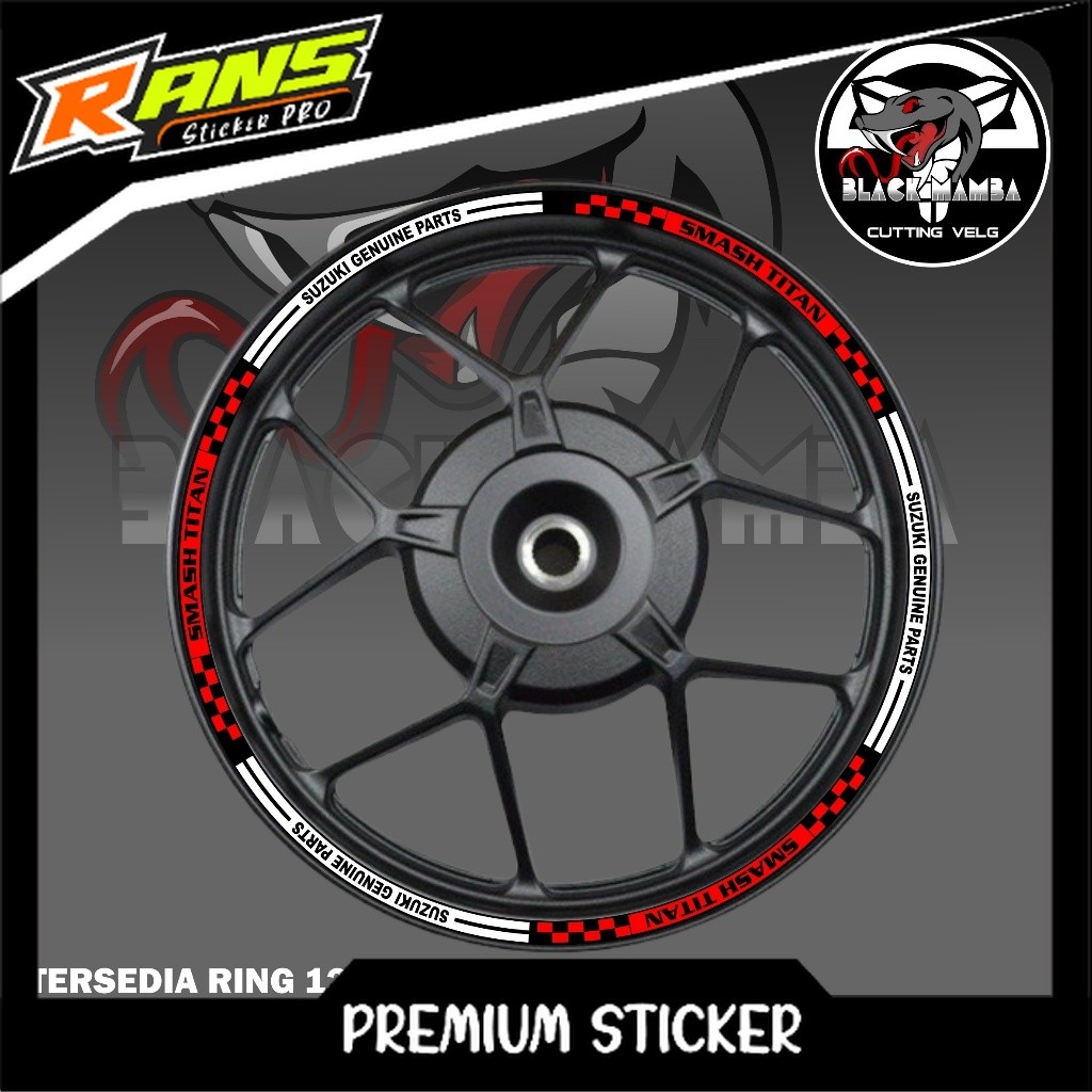 SMASH RIM STICKER - SUZUKI SMASH A02 TIRE/VELG VARIATION LIST STICKER